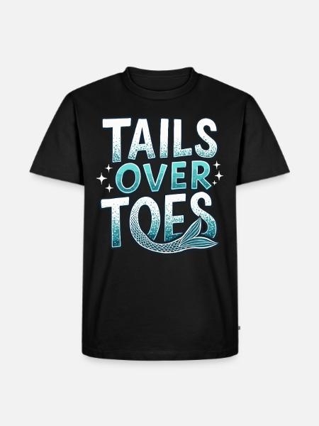 Mermaid Underwater Performer Mermaid - Men's Premium Organic T-Shirt - black