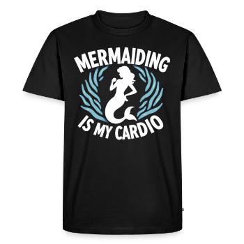 Microscope Enthusiast Lab Technician Science - Men's Premium Organic T-Shirt - black - Front - Nico (187cm)