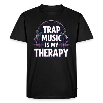 Producteur de musique 808 Bass Hip-hop Beatmaker - T-shirt Premium bio Homme - noir - Devant - Nico (187cm)
