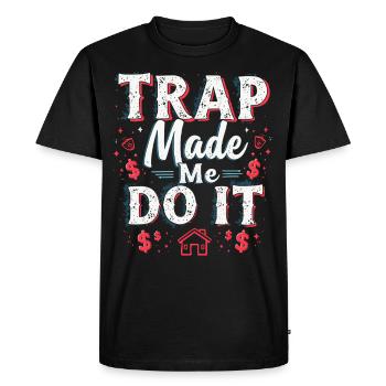Producteur de musique 808 Bass Hip-hop Beatmaker - T-shirt Premium bio Homme - noir - Devant - Nico (187cm)