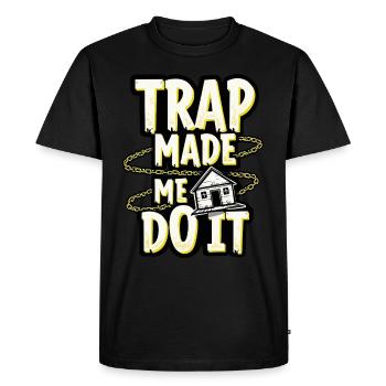 Producteur de musique 808 Bass Hip-hop Beatmaker - T-shirt Premium bio Homme - noir - Devant - Nico (187cm)