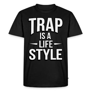 Producteur 808 Bass Hip-hop Beatmaker - T-shirt Premium bio Homme - noir - Devant - Nico (187cm)