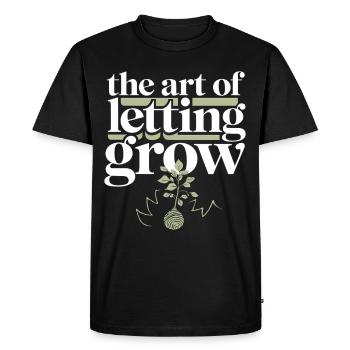 Kokedama Moss Ball Plants Japanese Gardening - Men's Premium Organic T-Shirt - black - Front - Nico (187cm)