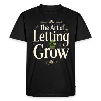 Kokedama Moss Ball Plants Japanese Gardening - Men's Premium Organic T-Shirt - black - Front - Nico (187cm)