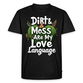 Kokedama Moss Ball Plants Japanese Gardening - Men's Premium Organic T-Shirt - black - Front - Nico (187cm)