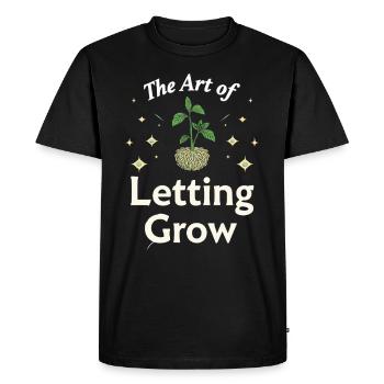 Kokedama Moss Ball Plants Japanese Gardening - Men's Premium Organic T-Shirt - black - Front - Nico (187cm)
