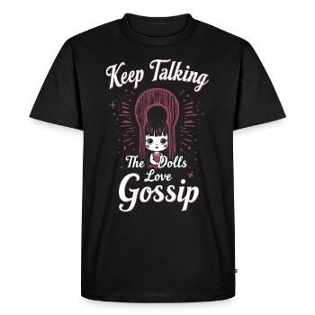 Creepy doll collector - Men's Premium Organic T-Shirt - black - Front - Nico (187cm)