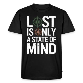 Formation d’instructeur en techniques de survie en milieu sauvage - T-shirt Premium bio Homme - noir - Devant - Nico (187cm)