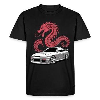 Drift automobile, course automobile, drift automobile - T-shirt Premium bio Homme - noir - Devant - Nico (187cm)