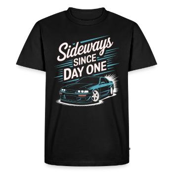 Drift automobile, course automobile, drift automobile - T-shirt Premium bio Homme - noir - Devant - Nico (187cm)