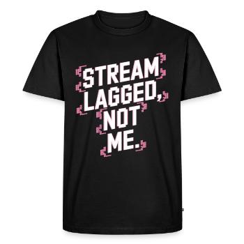 Gaming Streamer Streaming en direct Gamer Content - T-shirt Premium bio Homme - noir - Devant - Nico (187cm)
