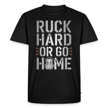 Functional Fitness Tactical Strength Military - Men's Premium Organic T-Shirt - black - Front - Nico (187cm)