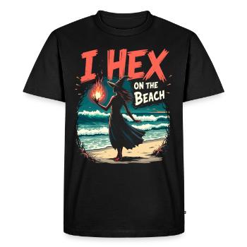 Summer Witches Beach Witch Aesthetic Sun Magic - Men's Premium Organic T-Shirt - black - Front - Nico (187cm)