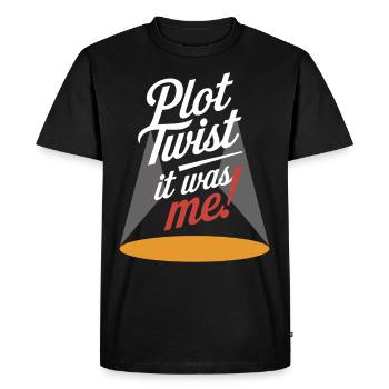 Murder Mystery Dinner Outfit, Party, Crime Scene - Men's Premium Organic T-Shirt - black - Front - Nico (187cm)