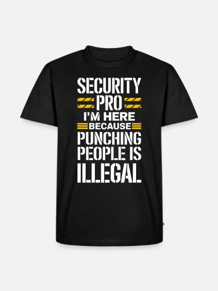 Private Security Professional Bodyguard Vip - Men's Premium Organic T-Shirt - black