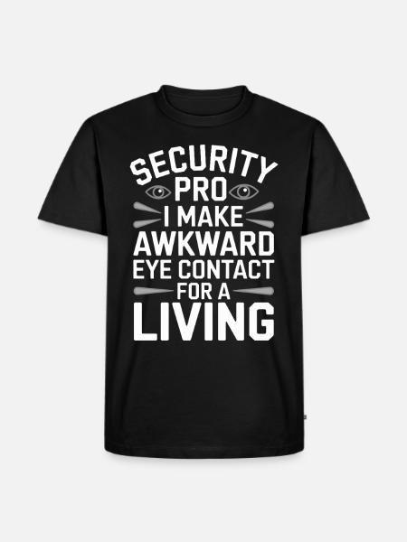 Private Security Professional Bodyguard Vip - Men's Premium Organic T-Shirt - black