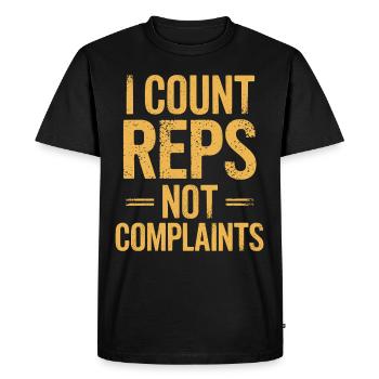 Weightlifter -coach -strength trainer powerlifting - Men's Premium Organic T-Shirt - black - Front - Nico (187cm)