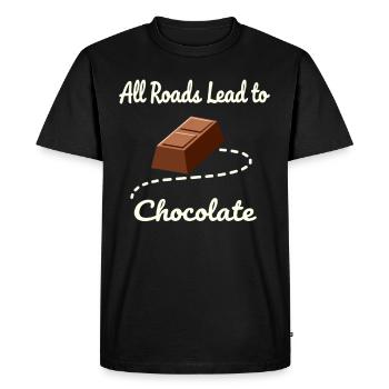 Envie de grossesse drôle - T-shirt Premium bio Homme - noir - Devant - Nico (187cm)