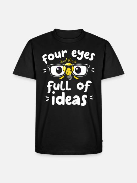 Stylish Specifications Children's Glasses Pride - Men's Premium Organic T-Shirt - black