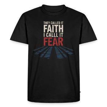 Survivants d’anciennes communautés religieuses - T-shirt Premium bio Homme - noir - Devant - Nico (187cm)