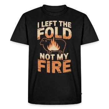Survivants d’anciennes communautés religieuses - T-shirt Premium bio Homme - noir - Devant - Nico (187cm)