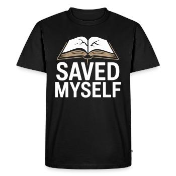 Survivants d’anciennes communautés religieuses - T-shirt Premium bio Homme - noir - Devant - Nico (187cm)