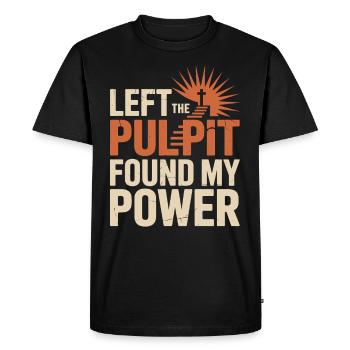 Survivants d’anciennes communautés religieuses - T-shirt Premium bio Homme - noir - Devant - Nico (187cm)