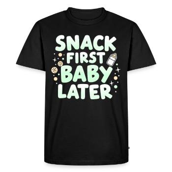 Envie de grossesse drôle - T-shirt Premium bio Homme - noir - Devant - Nico (187cm)