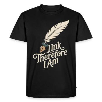 Des personnes âgées tatouées vieillissant fièrement, - T-shirt Premium bio Homme - noir - Devant - Nico (187cm)