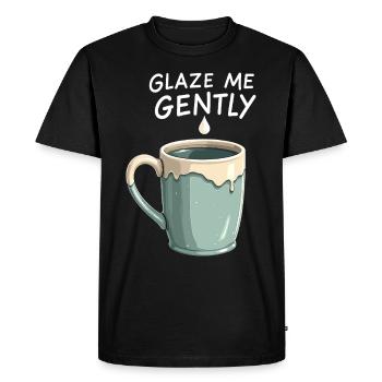 Poterie classe argile artiste céramique atelier roue - T-shirt Premium bio Homme - noir - Devant - Nico (187cm)