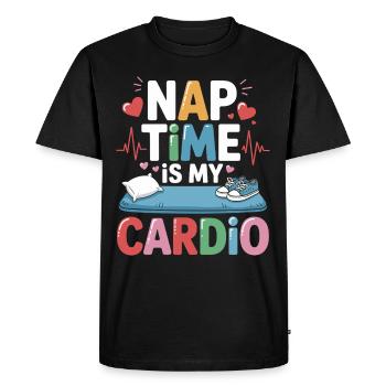 Preschool Teacher Early Learning Hero Fun - Men's Premium Organic T-Shirt - black - Front - Nico (187cm)