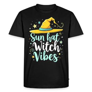 Summer Witches Beach Witch Aesthetic Sun Magic - Men's Premium Organic T-Shirt - black - Front - Nico (187cm)
