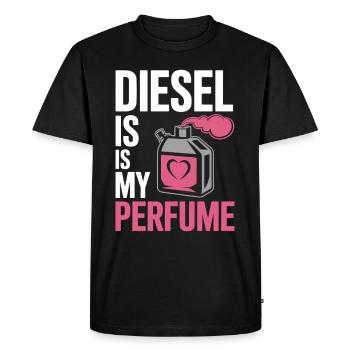 Women In Trucking Female Trucker Pride - Men's Premium Organic T-Shirt - black - Front - Nico (187cm)