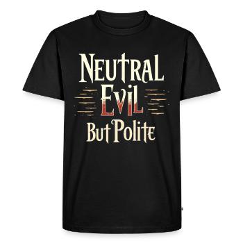 GN Action en direct RPG Jeu Fantasy Combat - T-shirt Premium bio Homme - noir - Devant - Nico (187cm)