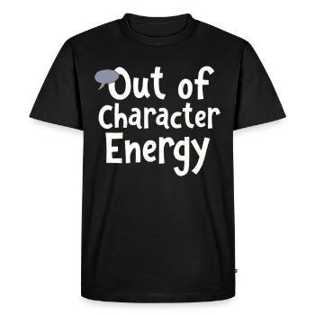 GN Action en direct RPG Jeu Fantasy Combat - T-shirt Premium bio Homme - noir - Devant - Nico (187cm)