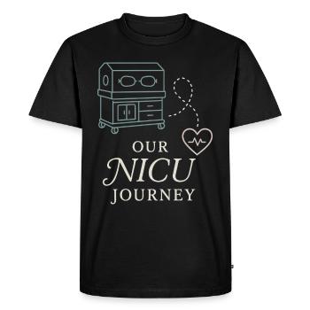 Nicu Parent Pride Preemie Warrior Newborn - Men's Premium Organic T-Shirt - black - Front - Nico (187cm)