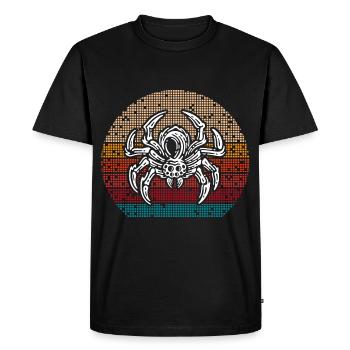Spider Lover Spider Whisperer Arachnide Tarant - T-shirt Premium bio Homme - noir - Devant - Nico (187cm)