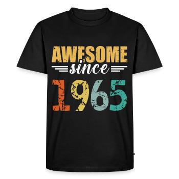 Unmistakable since 1965 - simply brilliant! - Men's Premium Organic T-Shirt - black - Front - Nico (187cm)