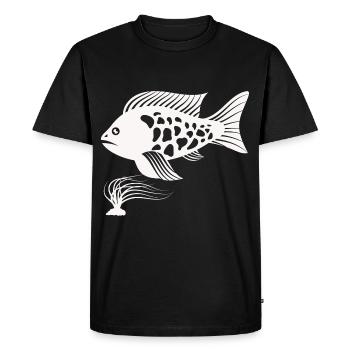 Poissons Aquarium Vie marine Climat Protection de l’environnement - T-shirt Premium bio Homme - noir - Devant - Nico (187cm)