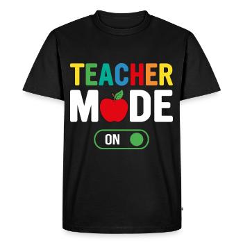 Mode enseignant sur l’école Étudiants drôles Meilleur enseignant - T-shirt Premium bio Homme - noir - Devant - Nico (187cm)