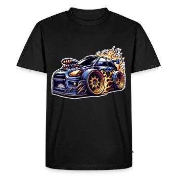 Voiture de sport tuning voiture - T-shirt Premium bio Homme - noir - Devant - Nico (187cm)