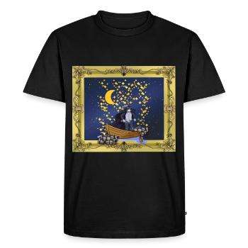 Starry Sky Fantasy Warrior Mystiquement Magique - T-shirt Premium bio Homme - noir - Devant - Nico (187cm)
