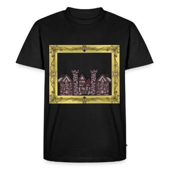 Builder Property Marktler Build Renovate House - Men's Premium Organic T-Shirt - black - Front - Nico (187cm)