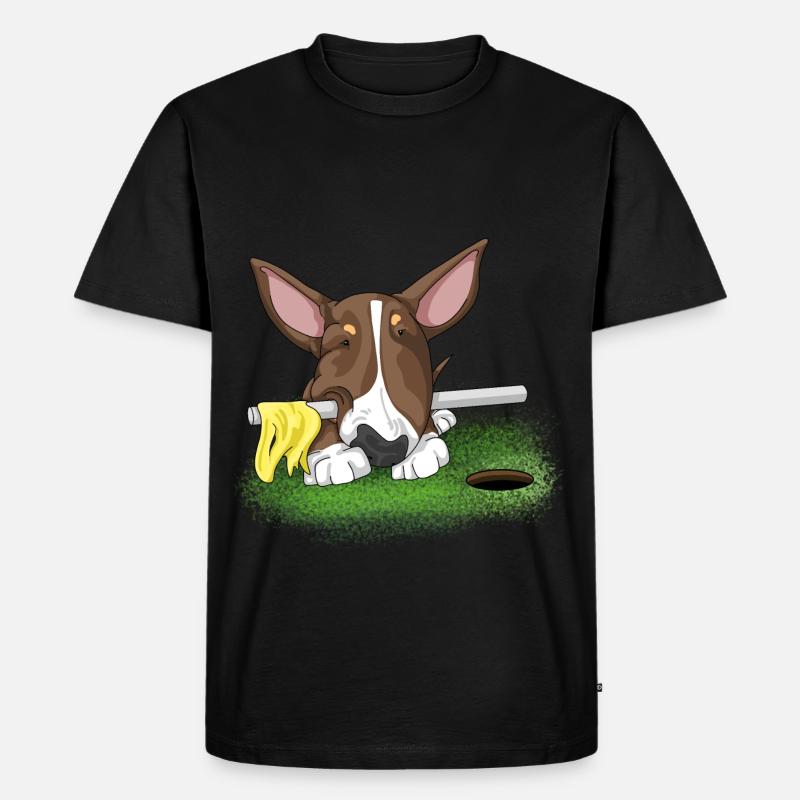 Bully MiniGolf - Männer Premium Bio T-Shirt - Schwarz