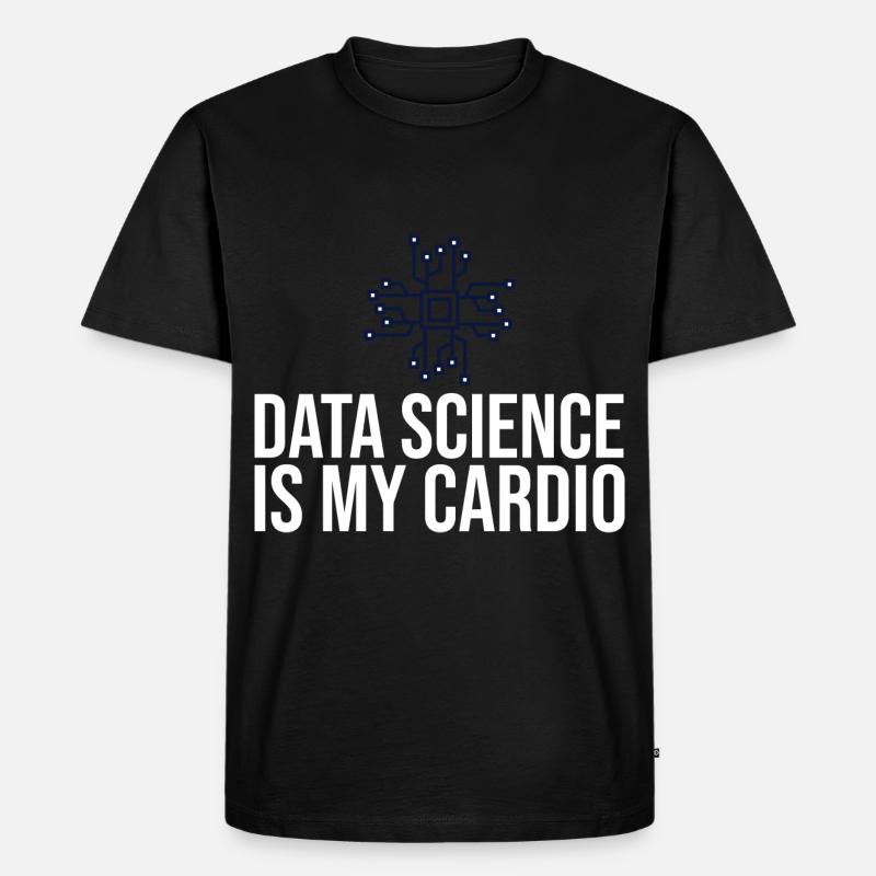 Datenwissenschaftler Data Science Wissenschaft - Männer Premium Bio T-Shirt - Schwarz