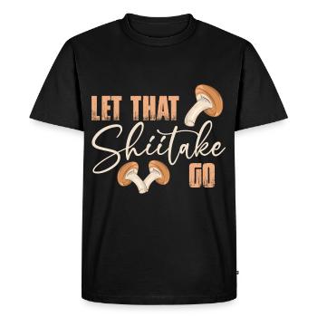 Mushroom pickers and mushroom friends - Men's Premium Organic T-Shirt - black - Front - Nico (187cm)