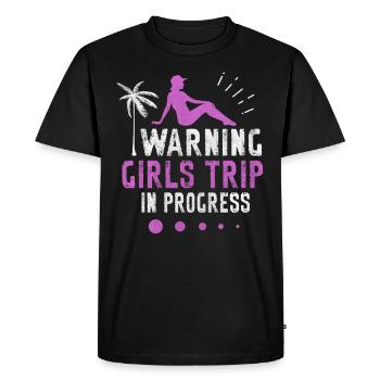 Girls Trip in Progress Vacances Girls Weekend - T-shirt Premium bio Homme - noir - Devant - Nico (187cm)