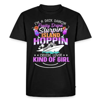 Croisière Lovin Genre de fille Croisière amusante - T-shirt Premium bio Homme - noir - Devant - Nico (187cm)