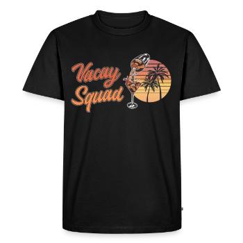 Voyage de vacances d’été Famille et amis Vacay Squad - T-shirt Premium bio Homme - noir - Devant - Nico (187cm)