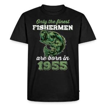 Legendary 67 years old gift for his 67th birthday - Men's Premium Organic T-Shirt - black - Front - Nico (187cm)